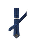 Pagoni "Greek Column Collection" Silk Printed Tie – Navy & Royal Blue