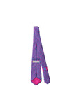 BPF "Greek Column Collection" Silk Printed Tie - Fuchsia & Blue