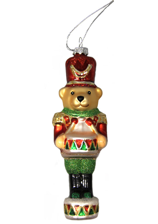 Christmas Ornament Little Bear Drummer