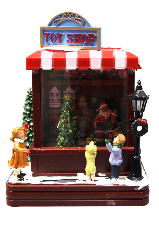 Christmas Toy Shop Red
