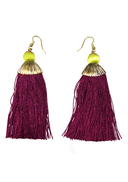 Purple earrings ΝΗ.Μ.Α.