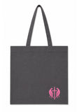 Coloured Tote Bag with Embroidered Logo