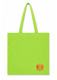 Coloured Tote Bag with Embroidered Logo