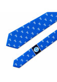 BPF "New Greek Flag Collection" Silk Printed Tie – Royal Blue