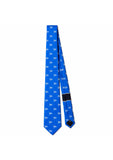 BPF "New Greek Flag Collection" Silk Printed Tie – Royal Blue