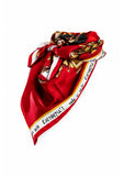 Messolonghi's Exodus All-Silk Printed Twill Scarf (Red)