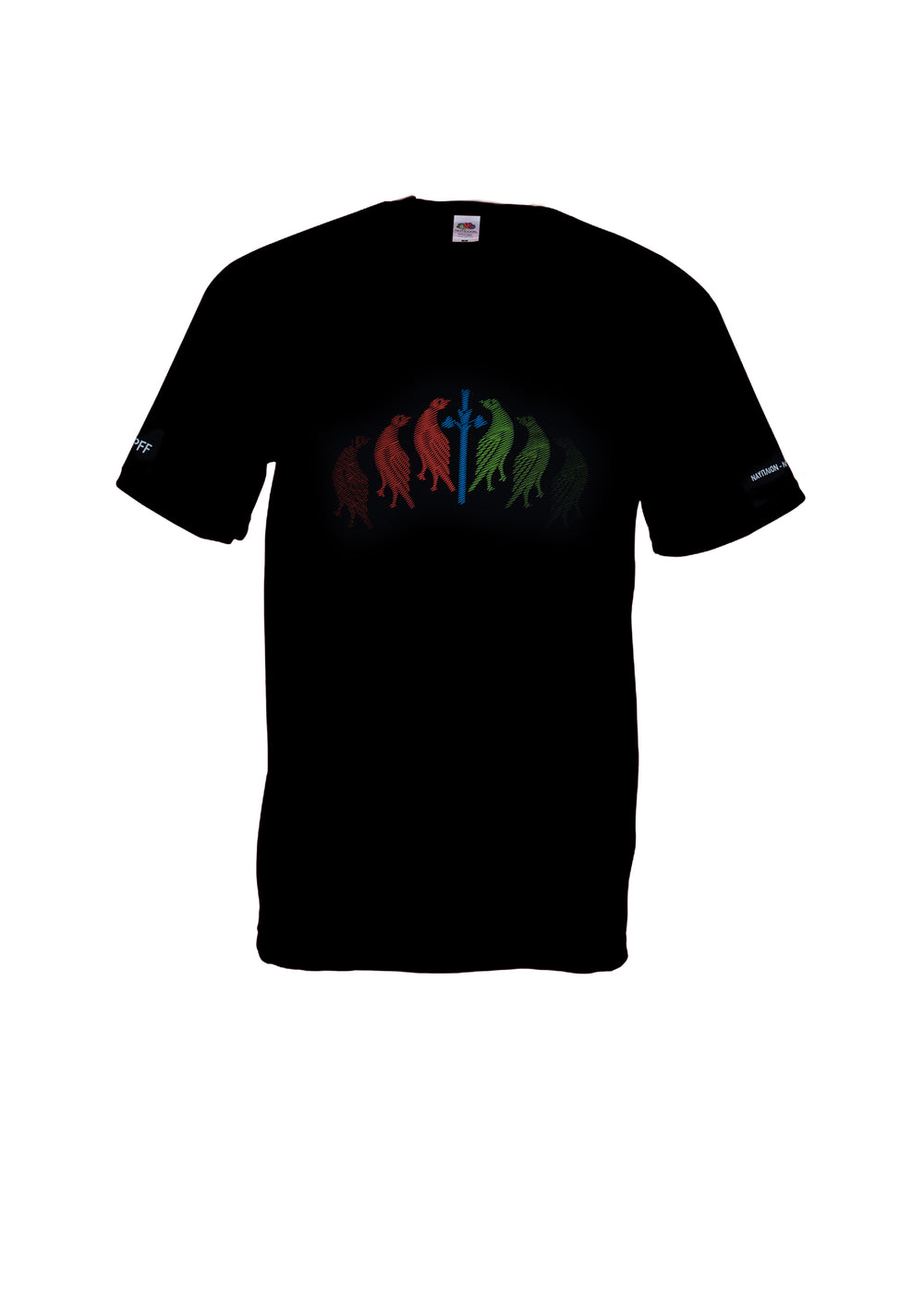 T-shirt with embroidered BPF logo
