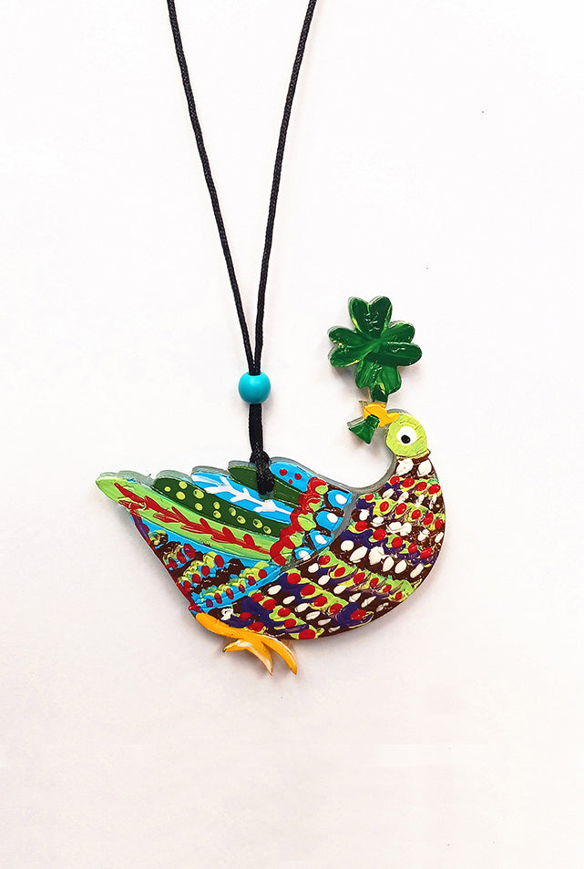 Peacock pendant