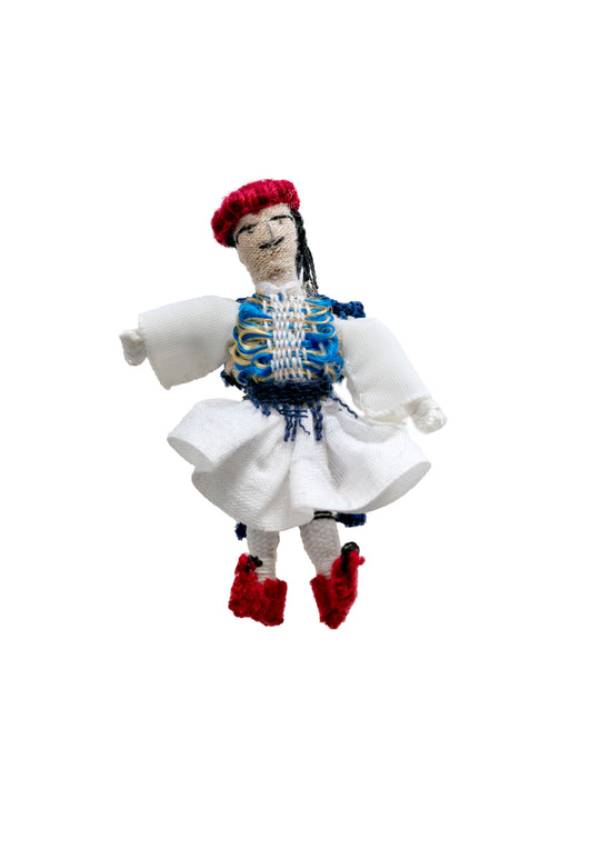 “Fustanela” costume pin