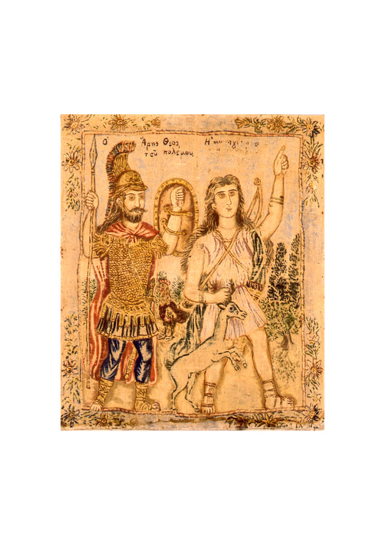 Poster-Theophilos painting