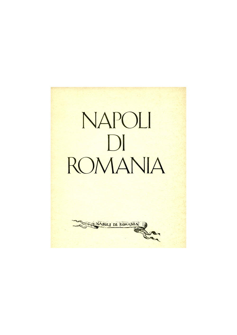CD - Napoli di Romania